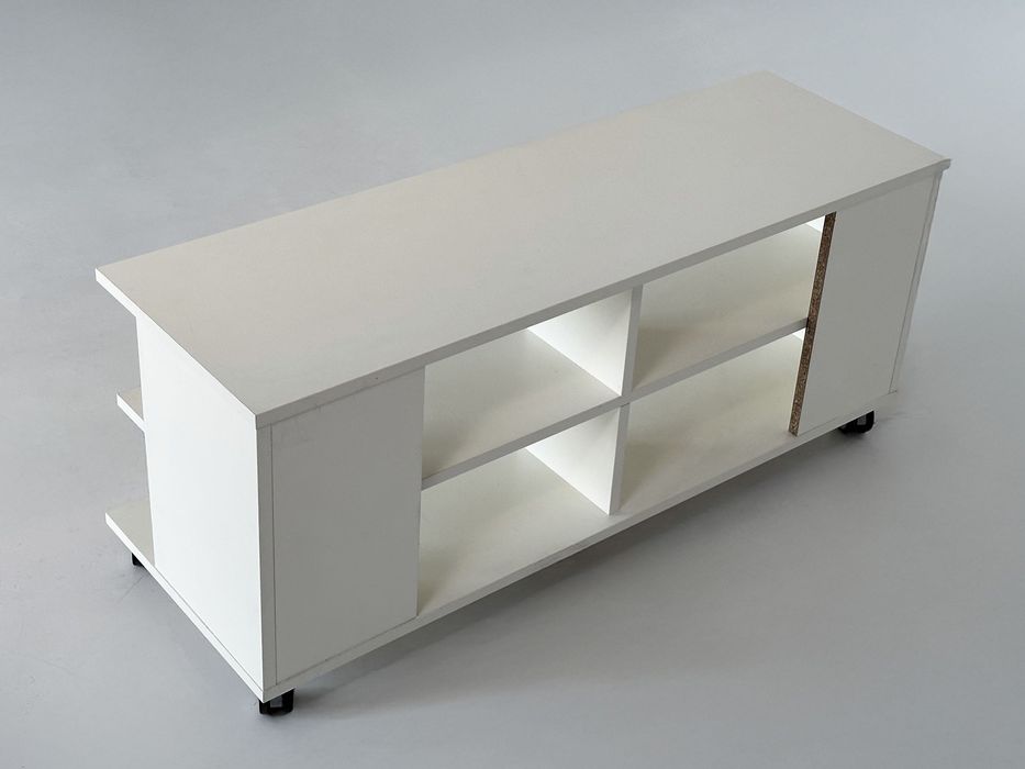 Szafka RTV IKEA, biała, na kółkach