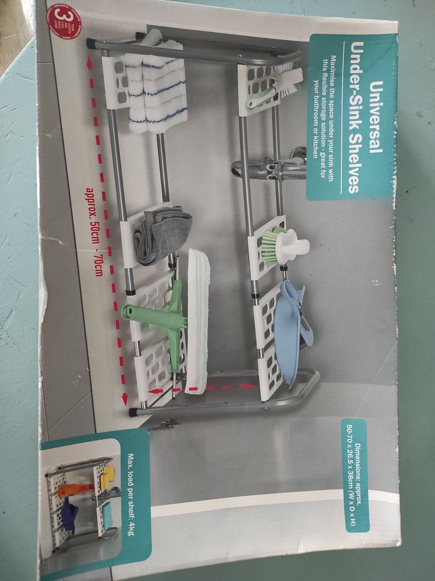 Lidl rozsuwany regal do szafki pod zlewozmywak