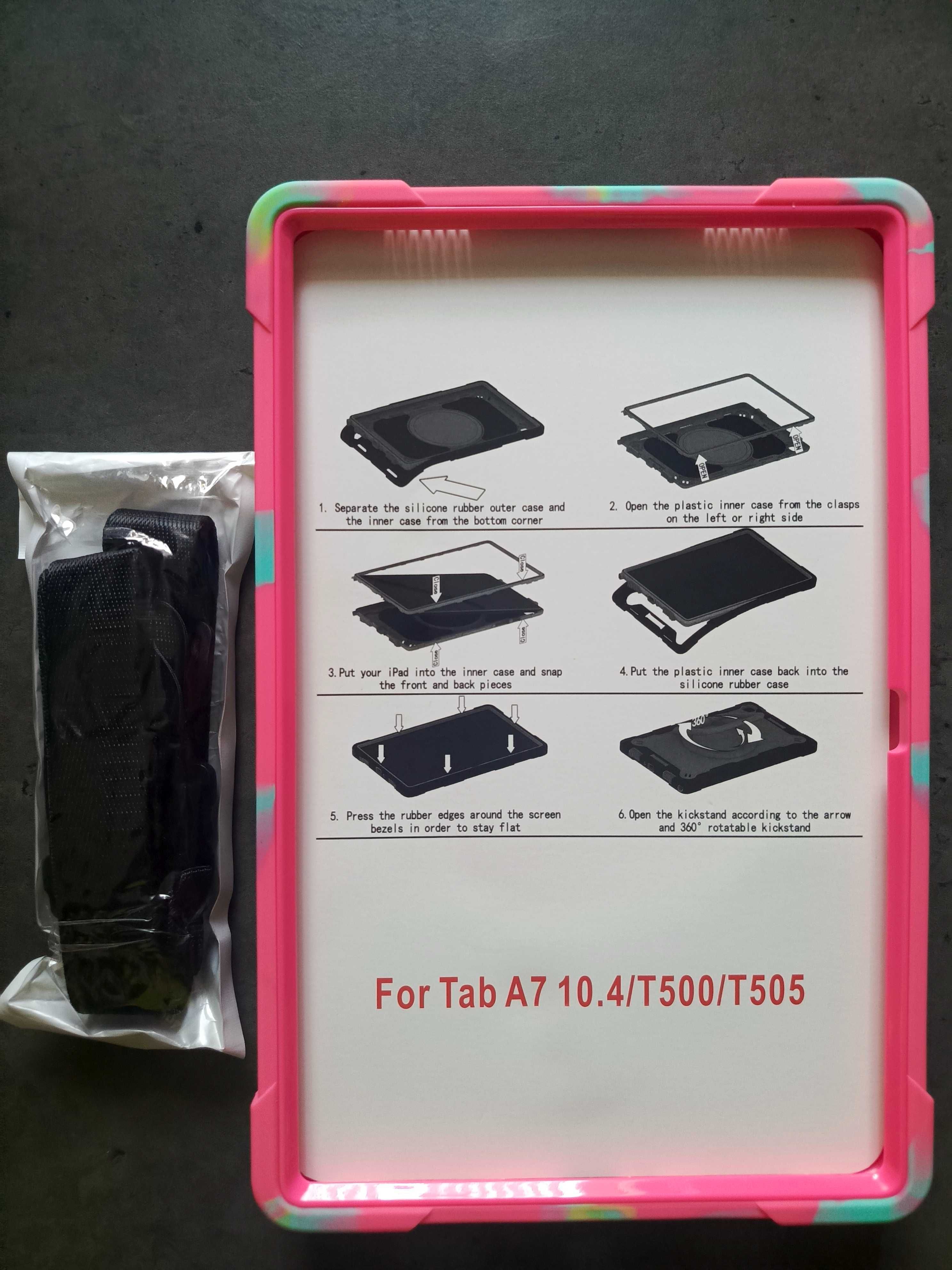 Etui Case do Samsung A7 T500/505/507 Pancerne Różowe