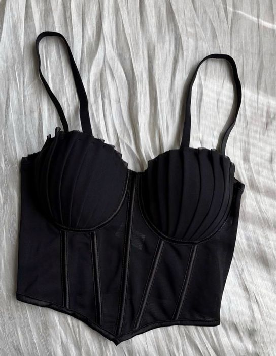 Корсет з жатою чашкою, S-M