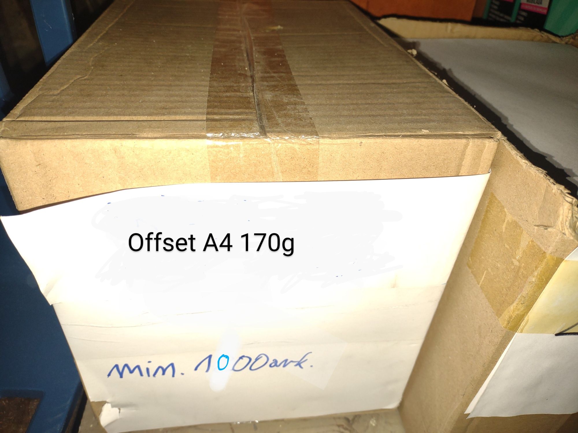 Papier offset A4 170g > 1000 arkuszy profesjonalny