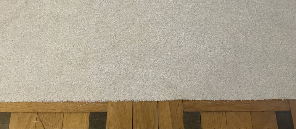 Wykładzina dywanowa, 4m x 2m, beżowa kremowa