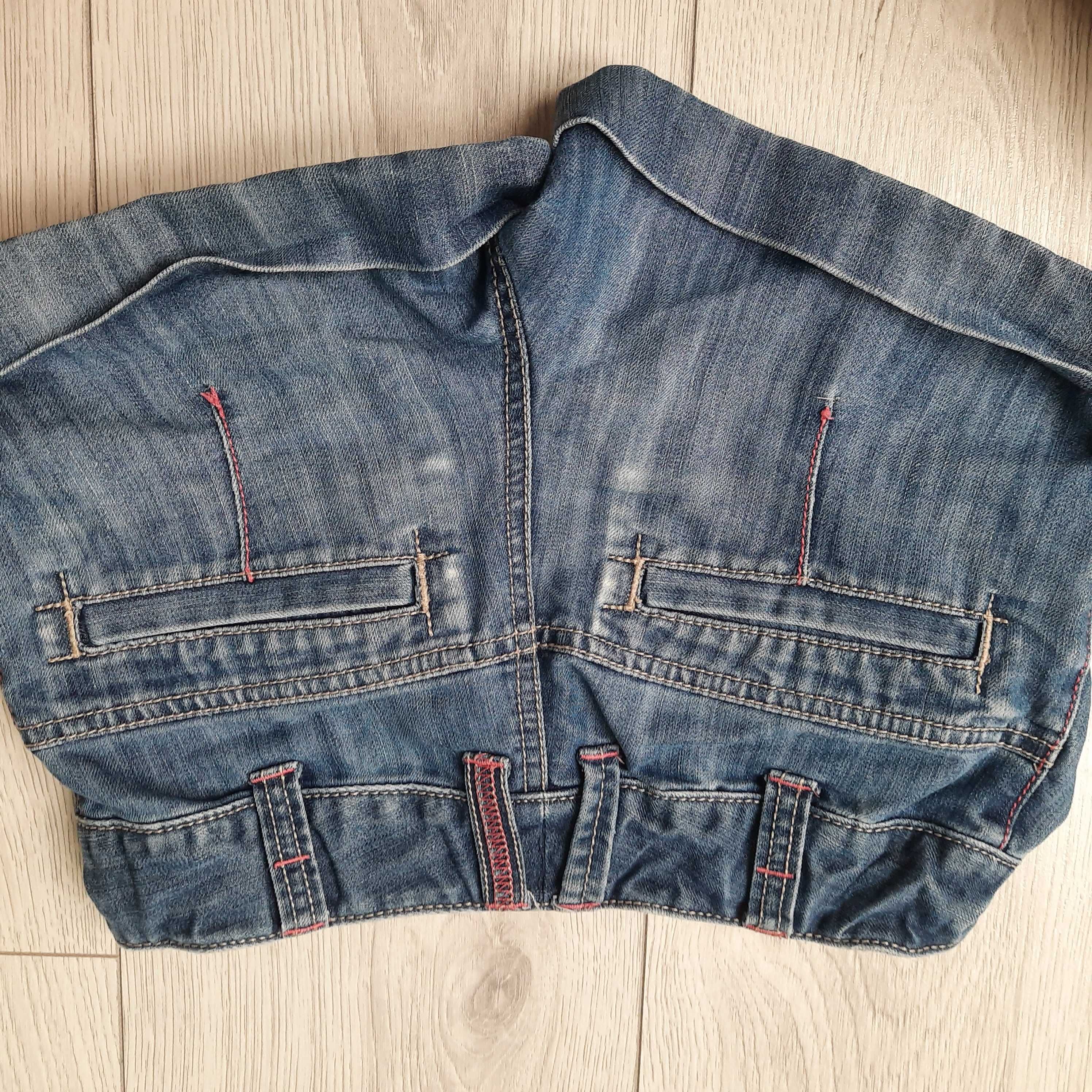 Spodenki jeans 128