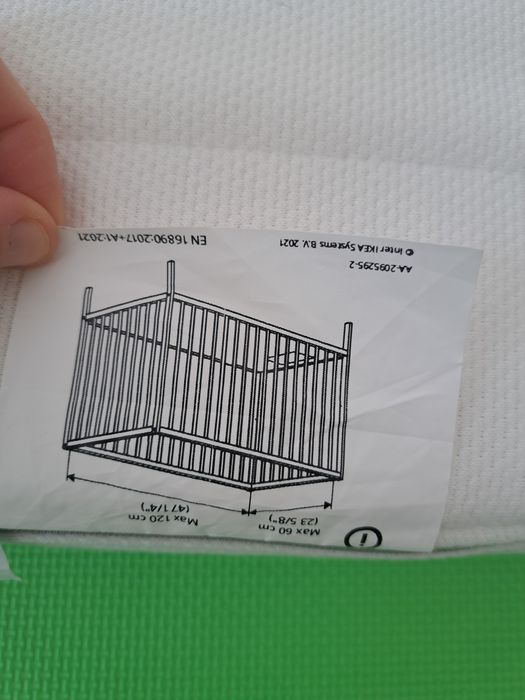 Colchao de berço KRUMMELUR ikea