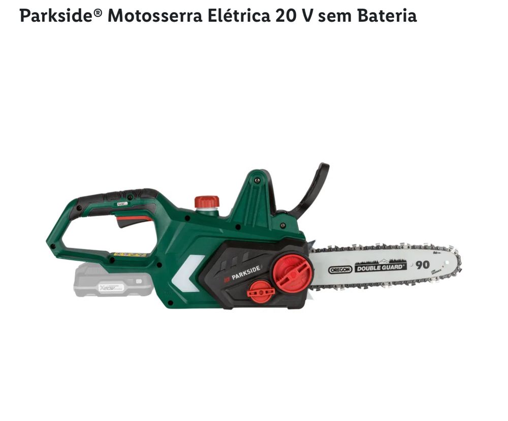 Moto serra eletrica NOVA!
