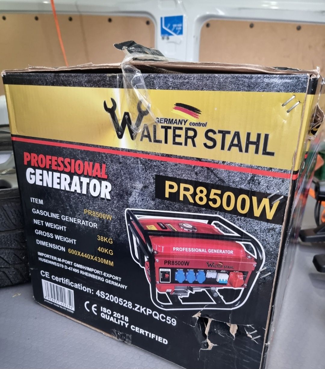 Agregat prądotwórczy Walter Stahl PR8500W Generator 300W NOWY