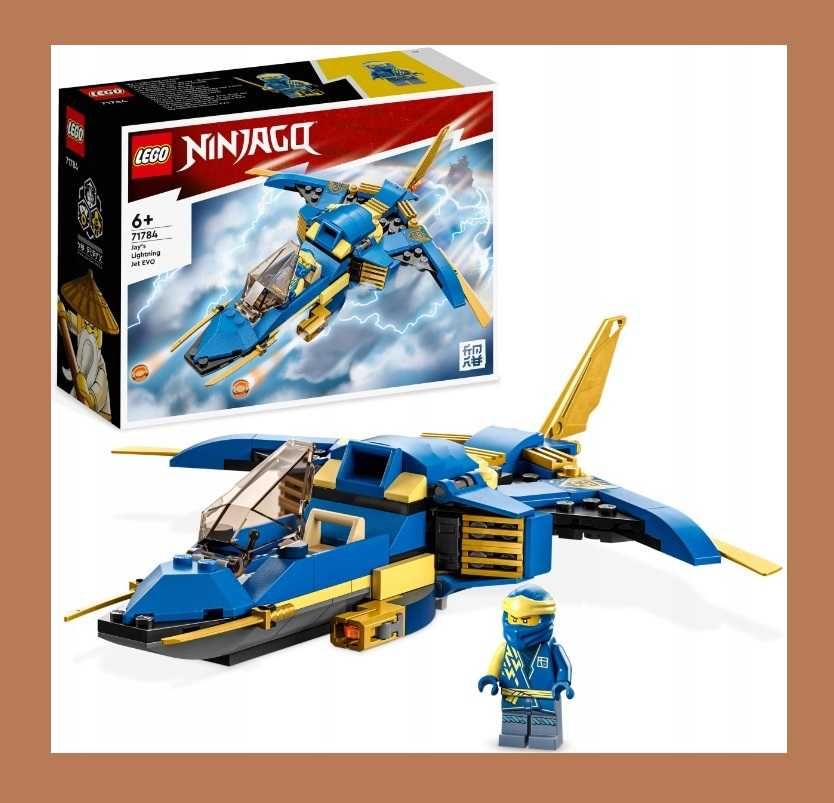 LEGO NINJAGO 71784 Odrzutowiec Ponaddźwiękowy Jay’a EVO