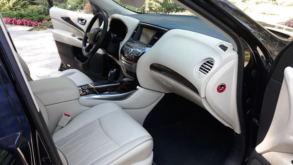 Infiniti QX60 Salon, przejęcie leasingu, kremowe skóry, najbogatsze wyposażenie