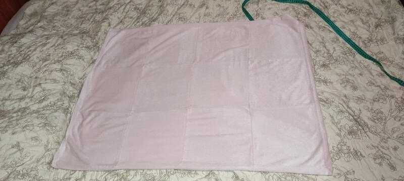 Мягенькое одеяло для малышки нежно розовое плед
