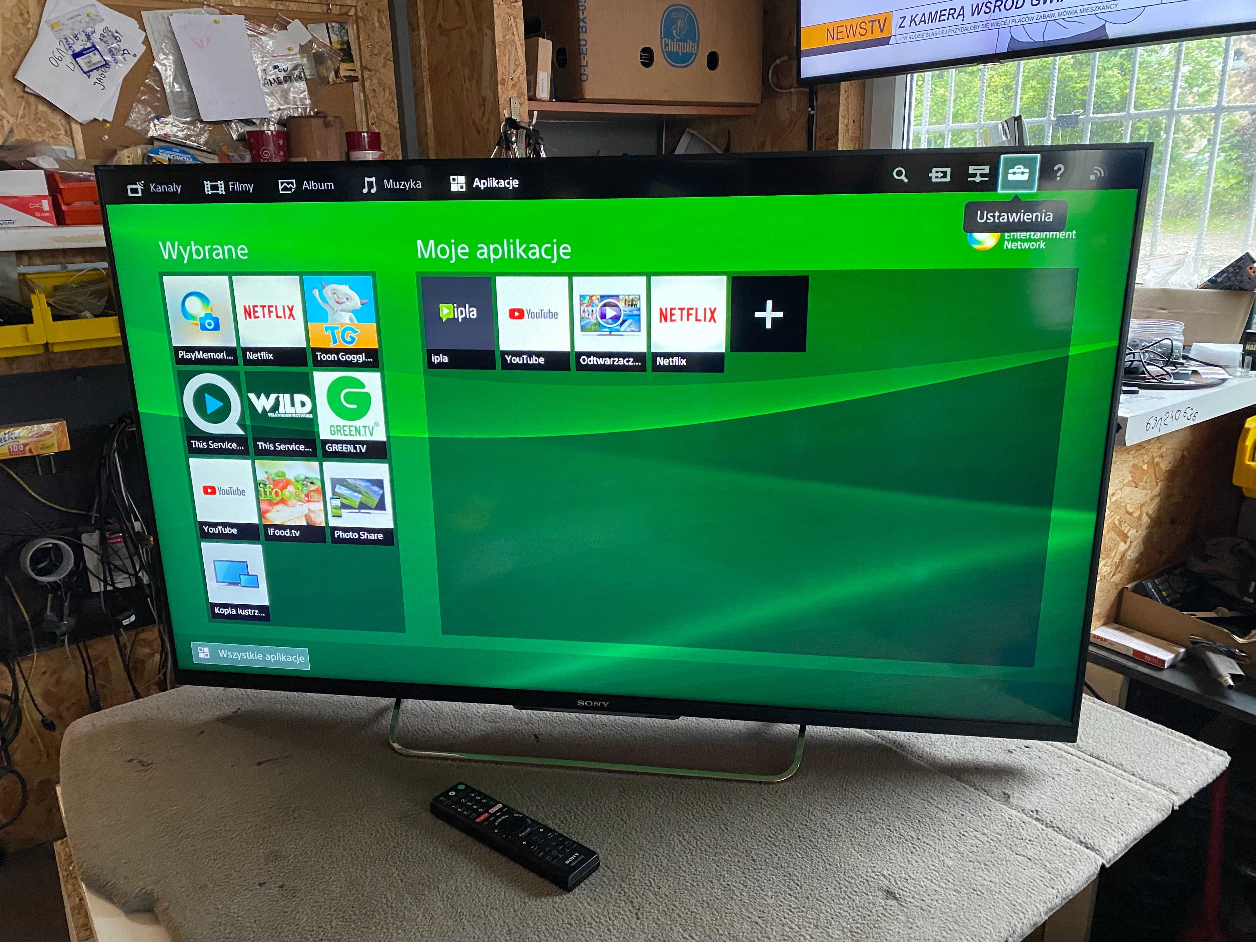 Telewizor TV Sony Bravia KDL-50W805B 50 Cali Smart YouTube Wifi