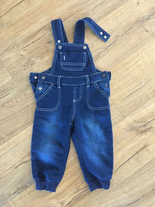 Ogrodniczki i sweterek 9-12m