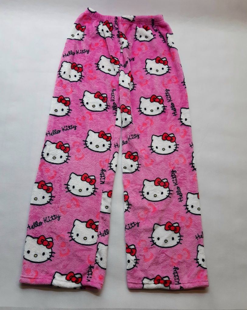 Nowe spodnie Hello Kitty pluszowe (różne kolory)