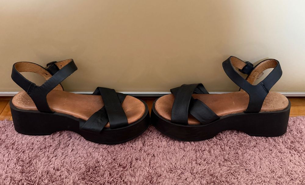 Sandálias pretas