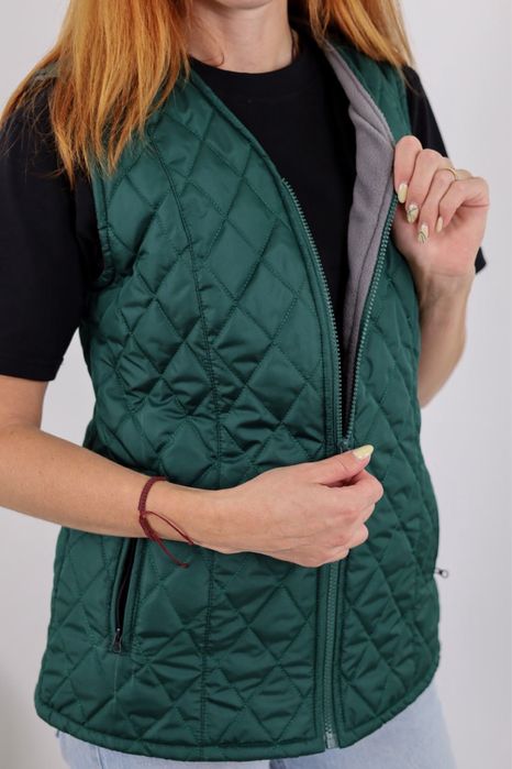 Жилет медичний жіночий, стьоганий жилет Плащівка + фліс!