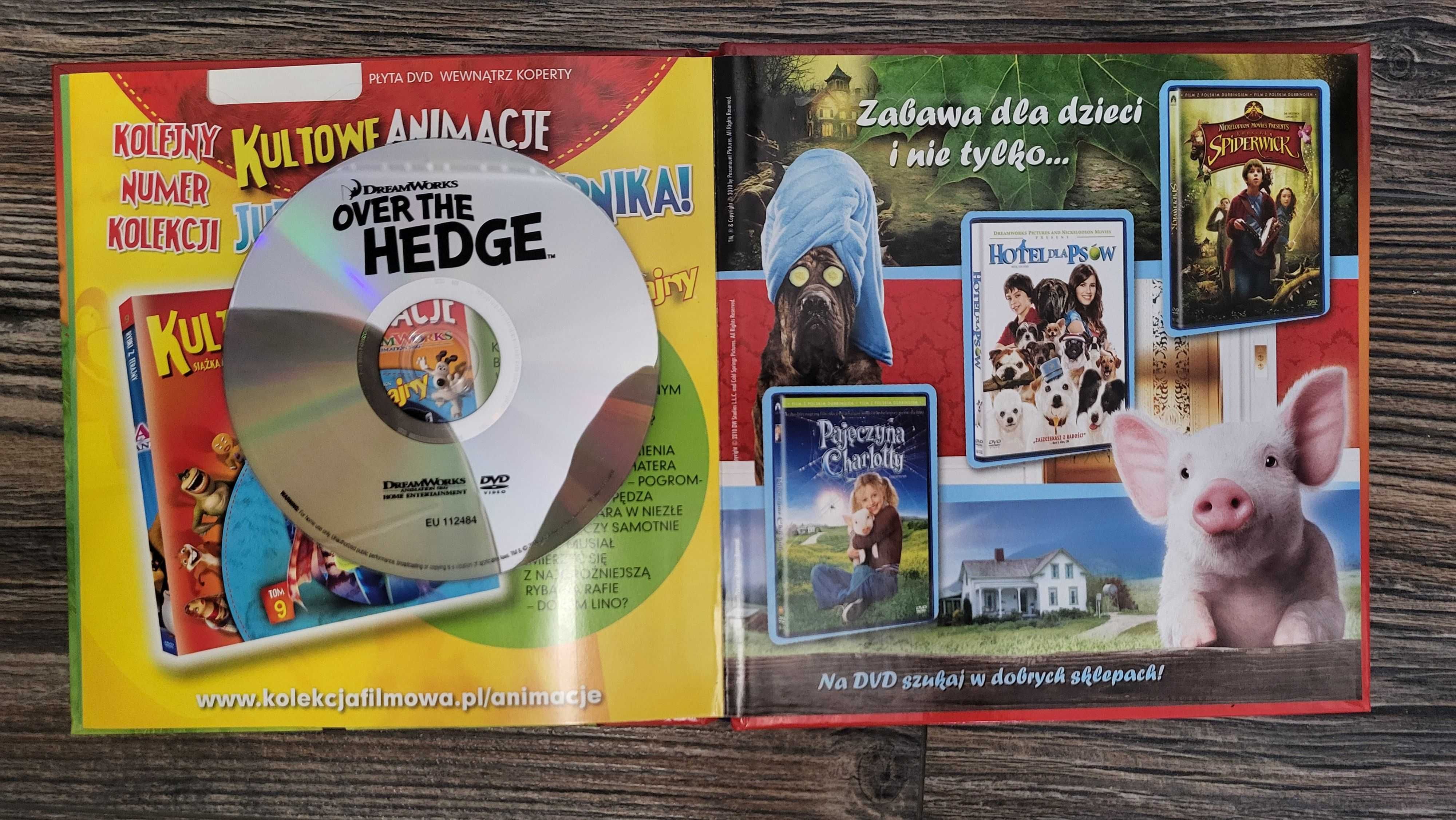Skok przez płot bajka DVD Kultowe animacje DreamWorks