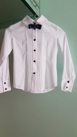 Блузка біла нарядна, 128.