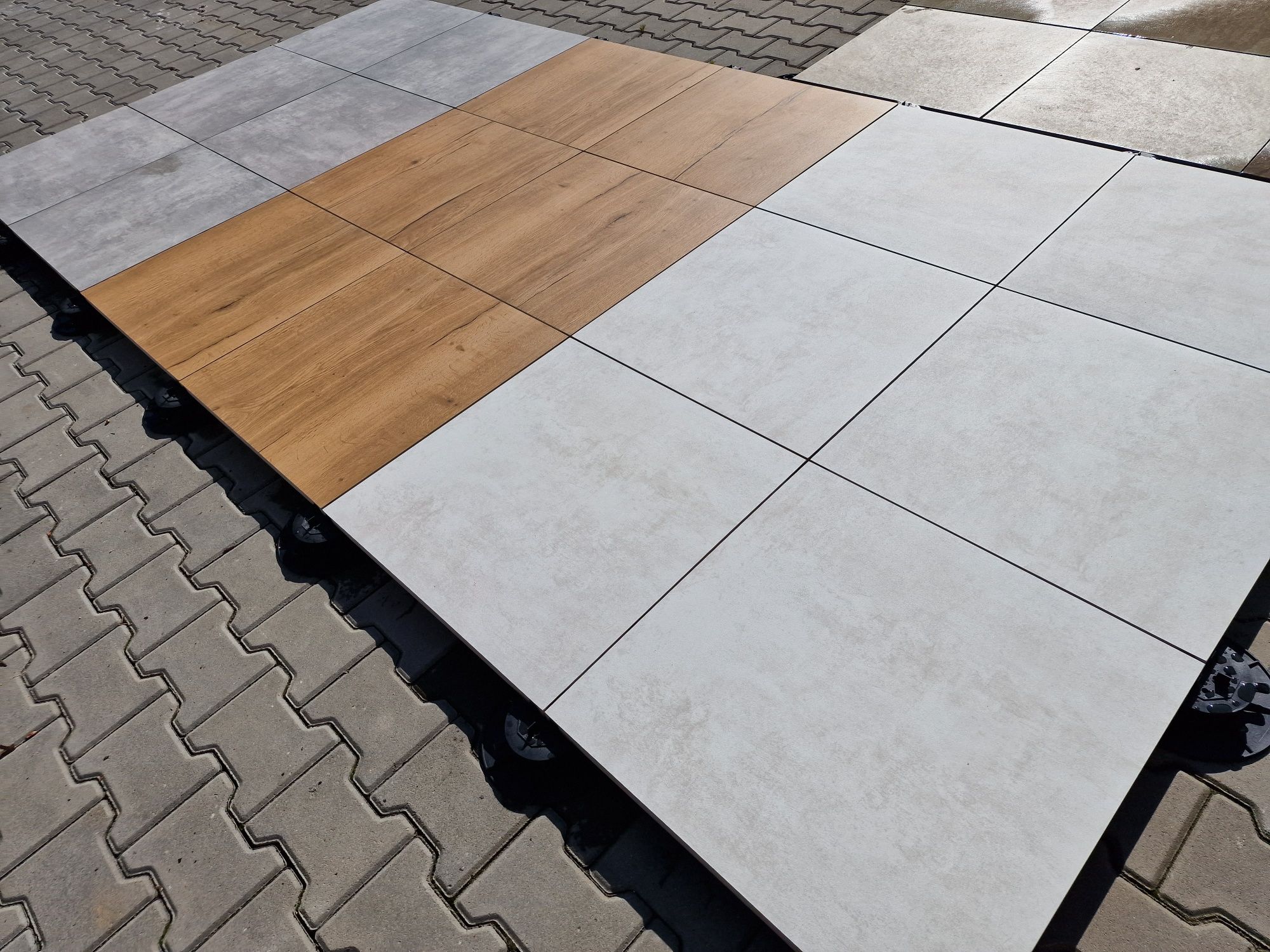 Nowość Płytka Tarasowo Chodnikowych CONCRETE WHITE 20mm