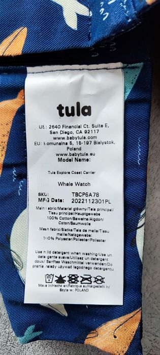Nosidełko Tula Explore Coast Carrier