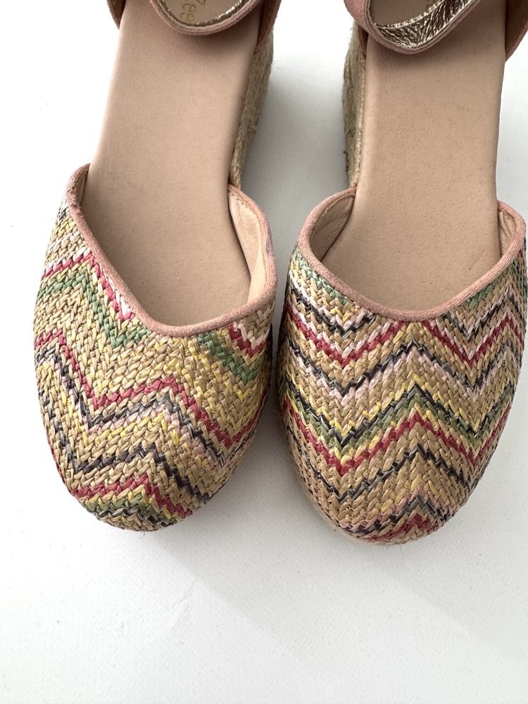 DeeZee espadryle na koturnie
