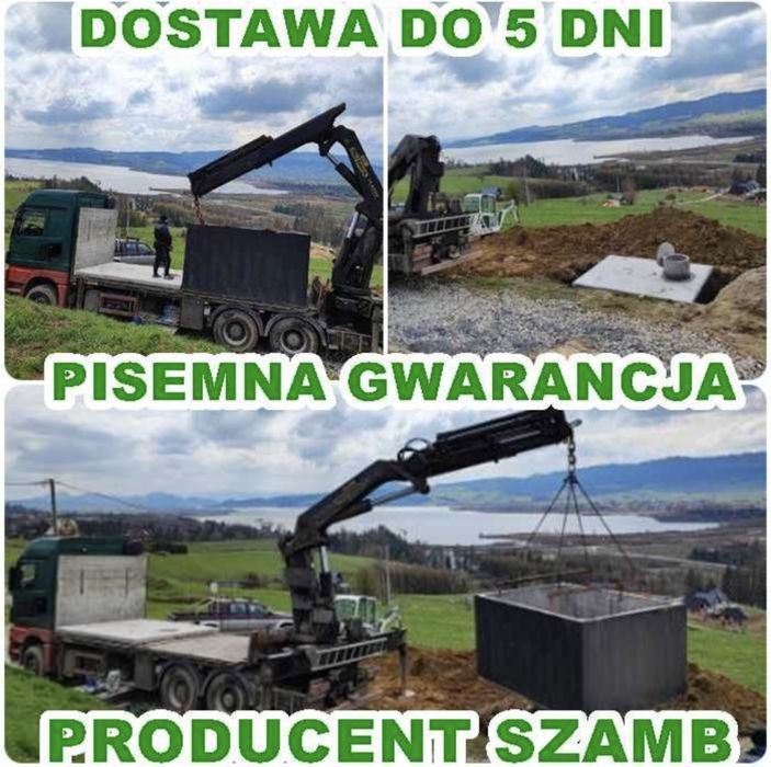 Szambo betonowe 8m3 zbiornik jednokomorowy dwukomorowy Kanał Piwniczka