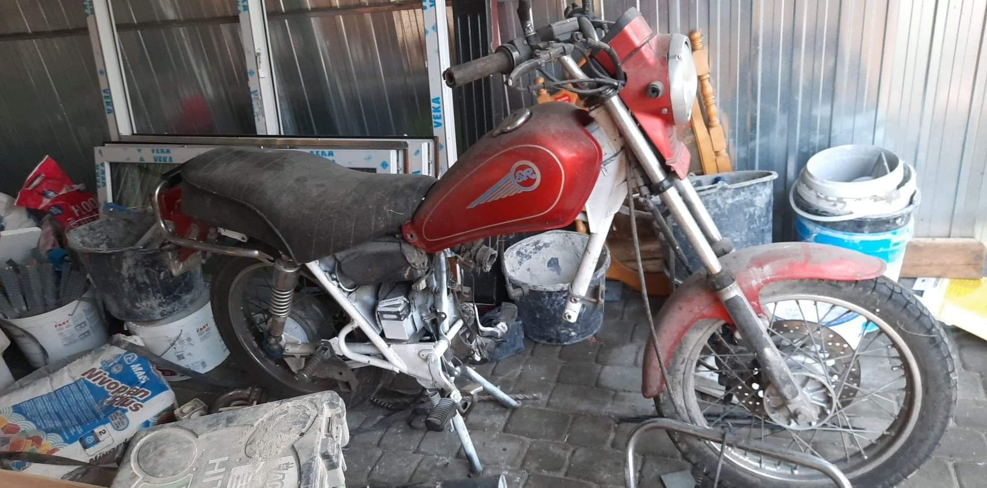 Zawieszenie, lagi Yamaha Sr 125 błotnik, części