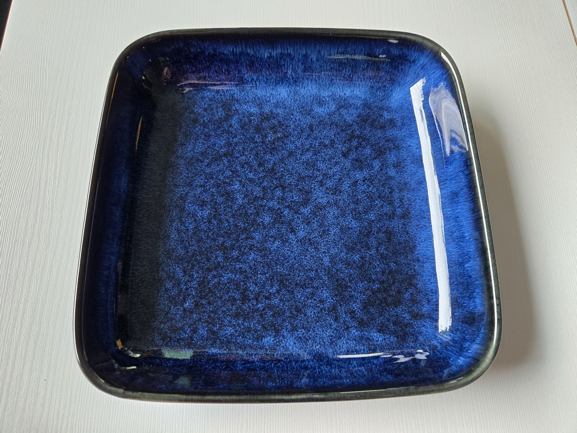 Zestaw obiadowy dla 4 osób, niebieski galaxy, vancasso stern blue