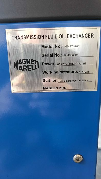 Magneti Marelli MM TC 200 do dynamicznej wymiany oleju skrzyni automat