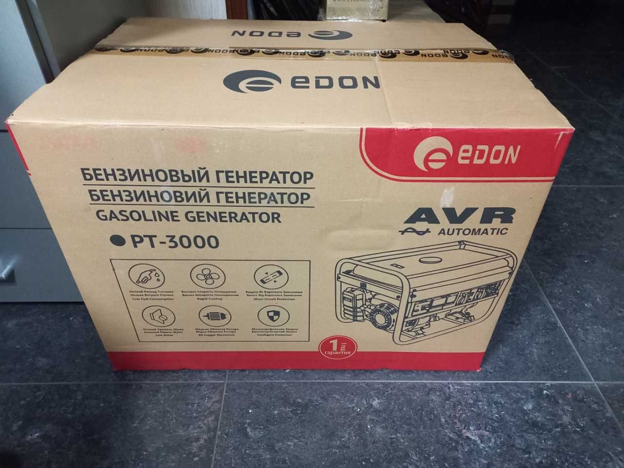 Генератор бензиновий EDON PT-3000 (3.0 кВт)