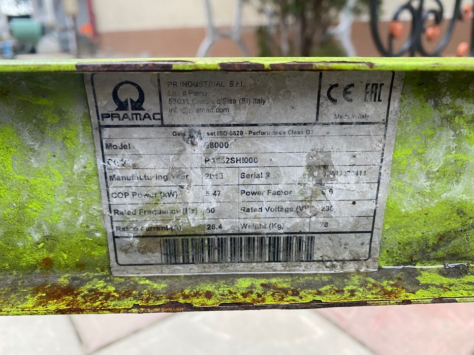 Генератор хонда 8000 на 6.2 кВ робочих