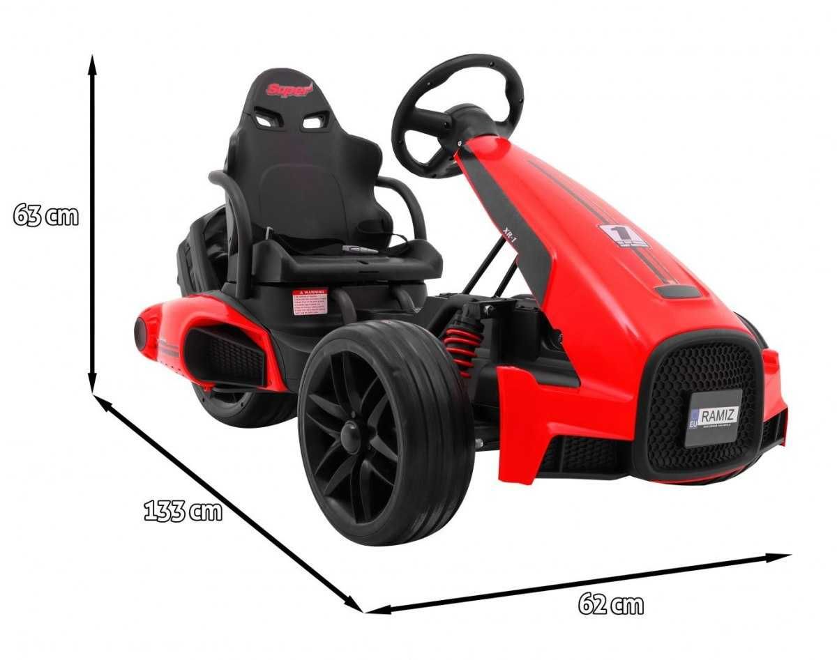 Auto autko Pojazd Bolid XR-1 Czerwony na akumulator dla dzieci