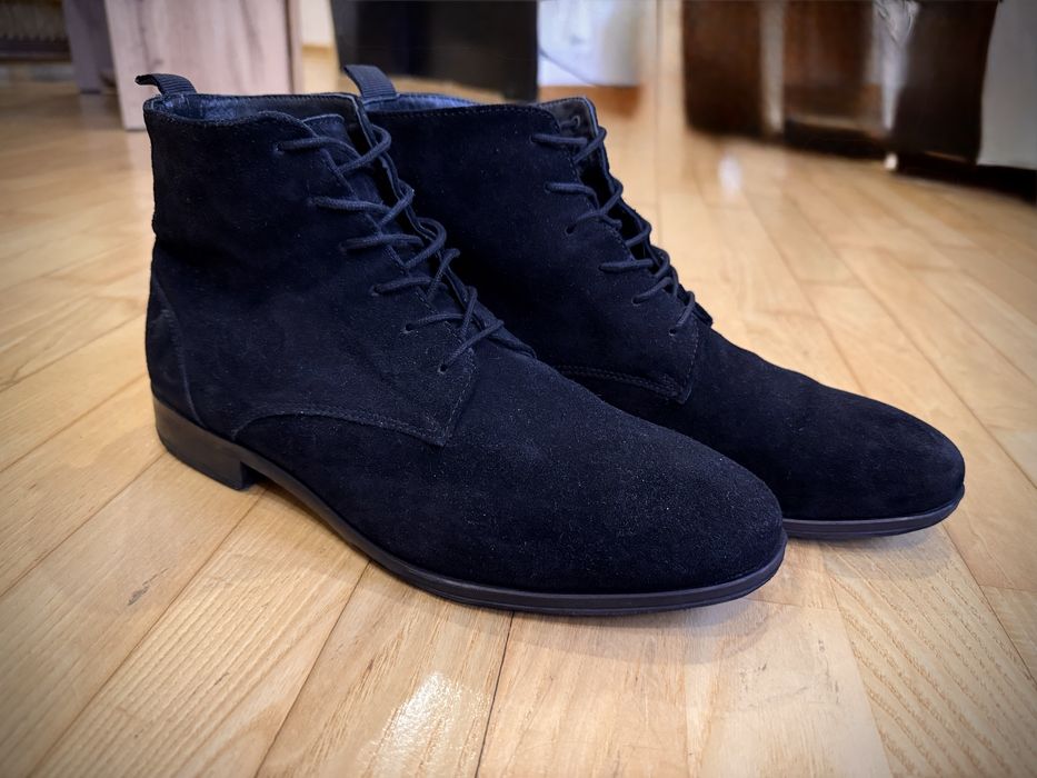 Чоловічі черевики замшеві