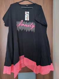 Nowa Tunika bluzka 2xl 3xl oversize trapez