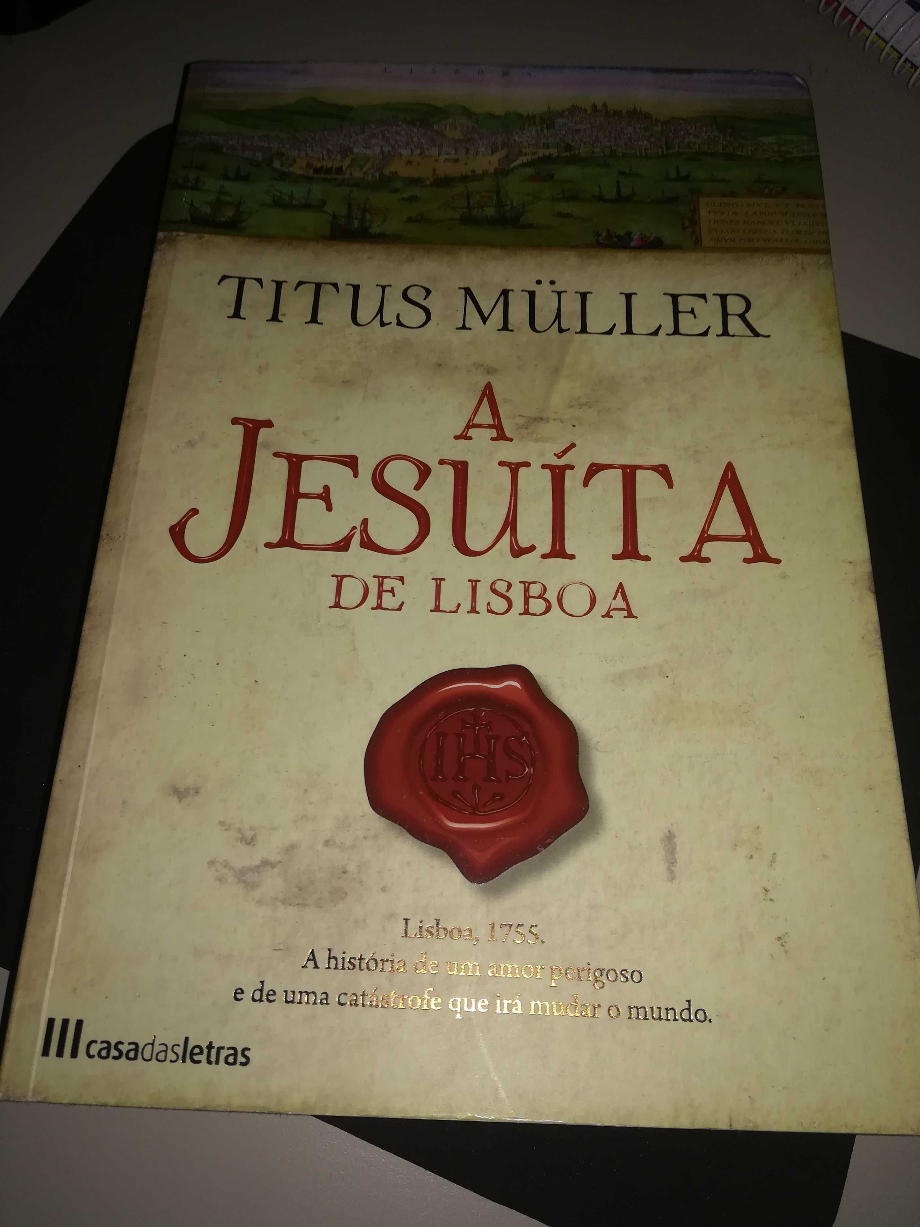 Livro literatura A Jesuíta de Lisboa