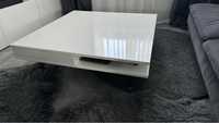 Ikea stolik kawowy biały lakierowany 95x95cm TOFTERYD