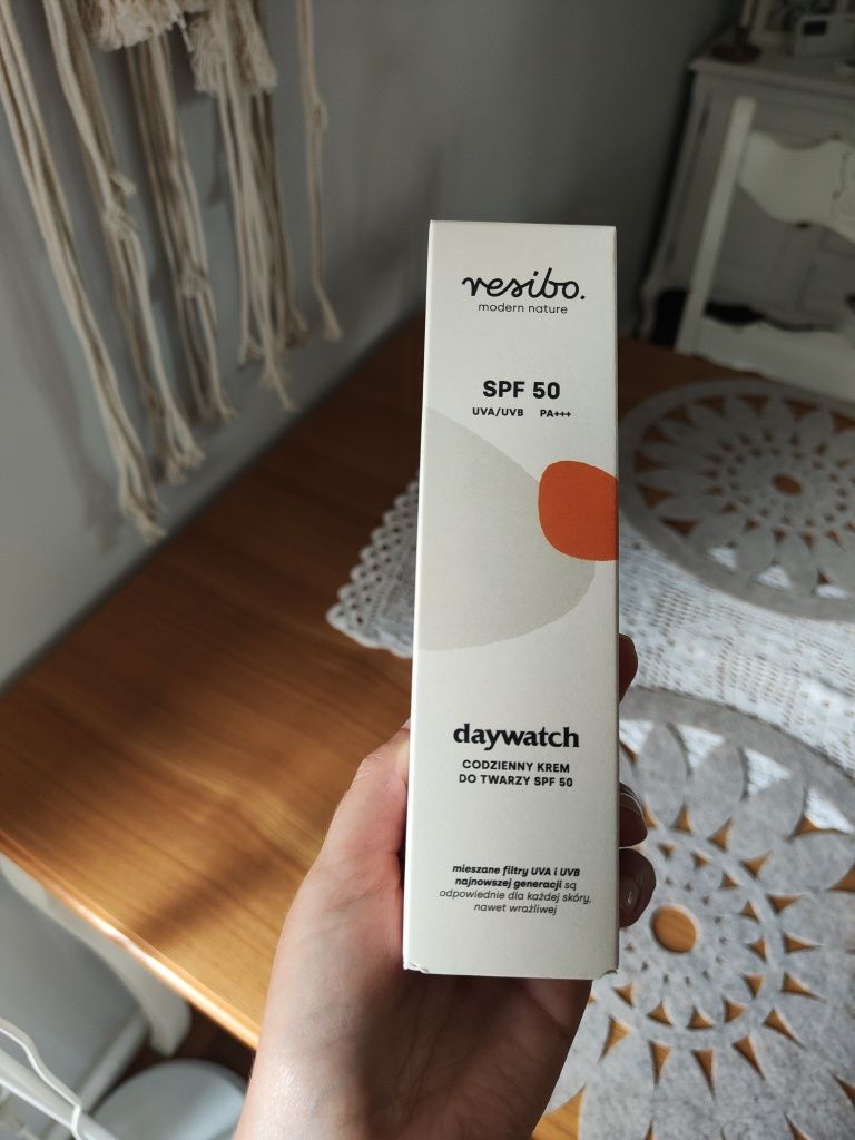 Resibo krem uv50 krem z filtrem przeciwsłonecznym cera wrażliwa nowy
