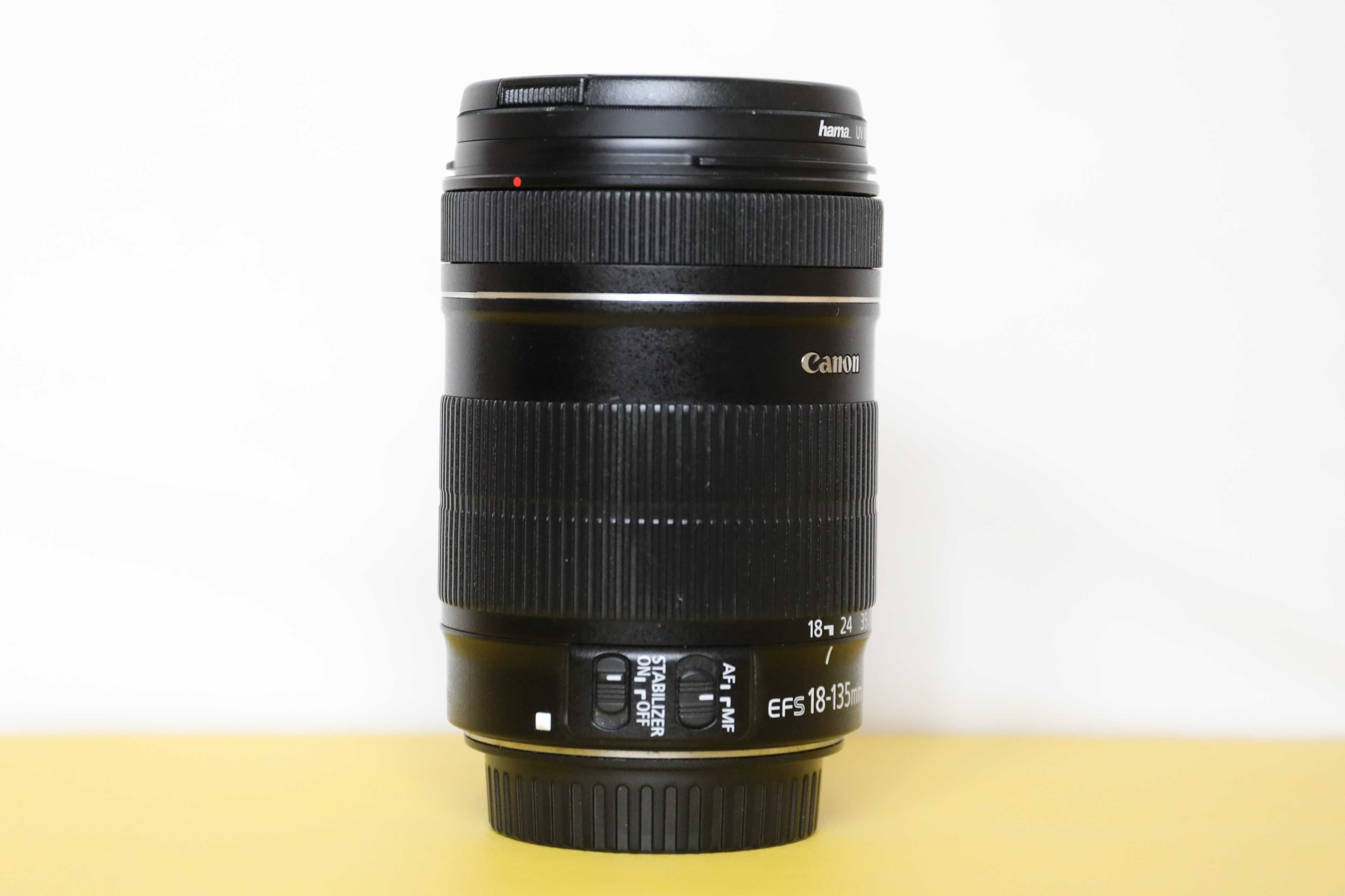 Canon EF-S 18-135mm IS Spacer-Zoom + Filtr Hama! Super Stan!
