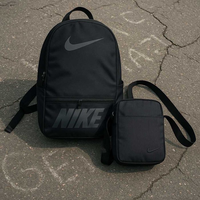 Комплект рюкзак барсетка Nike Just Do It 2в1 городской спортивный найк