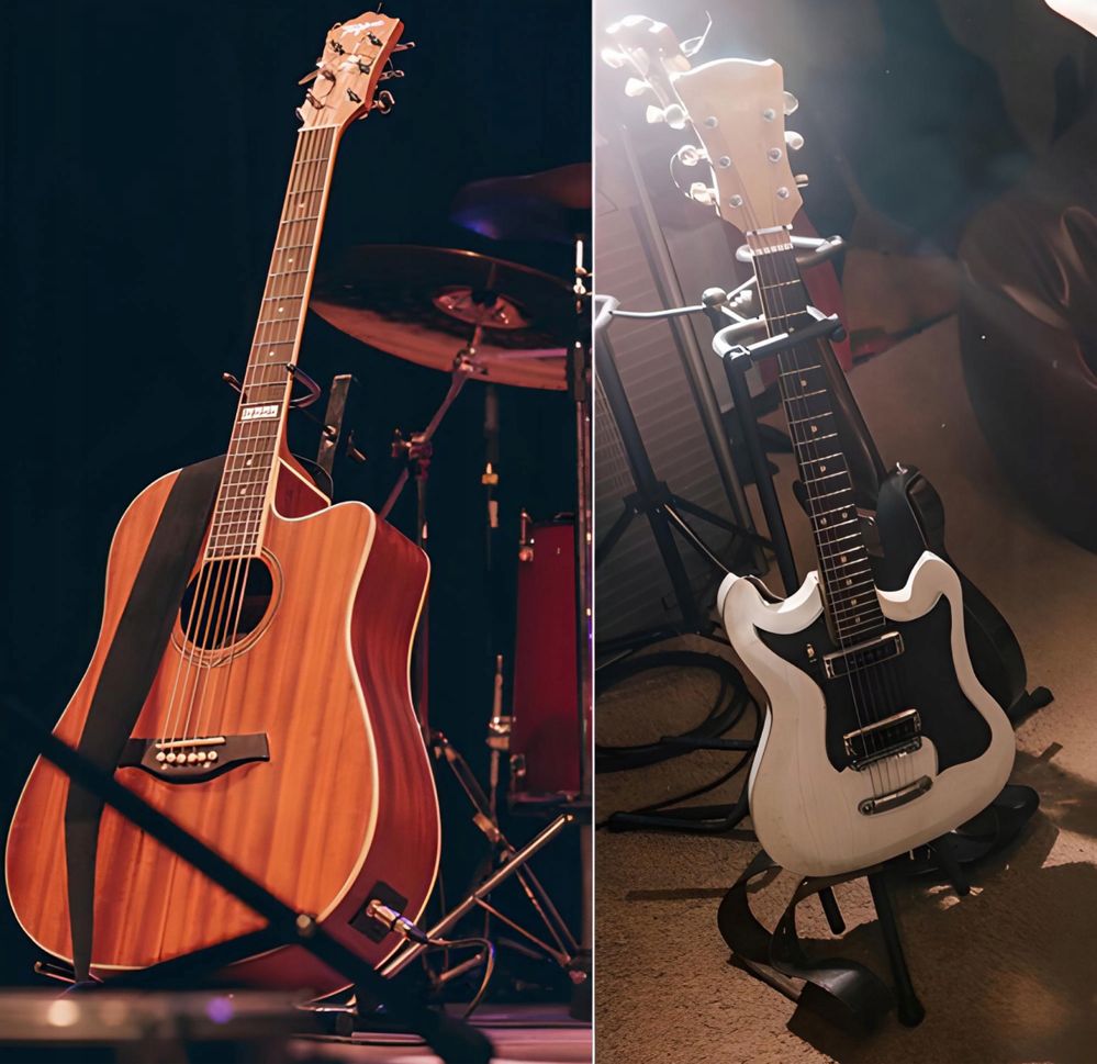 Stojak Statyw Wieszak Gitarowy Stojak na Gitarę Regulowany Gitara