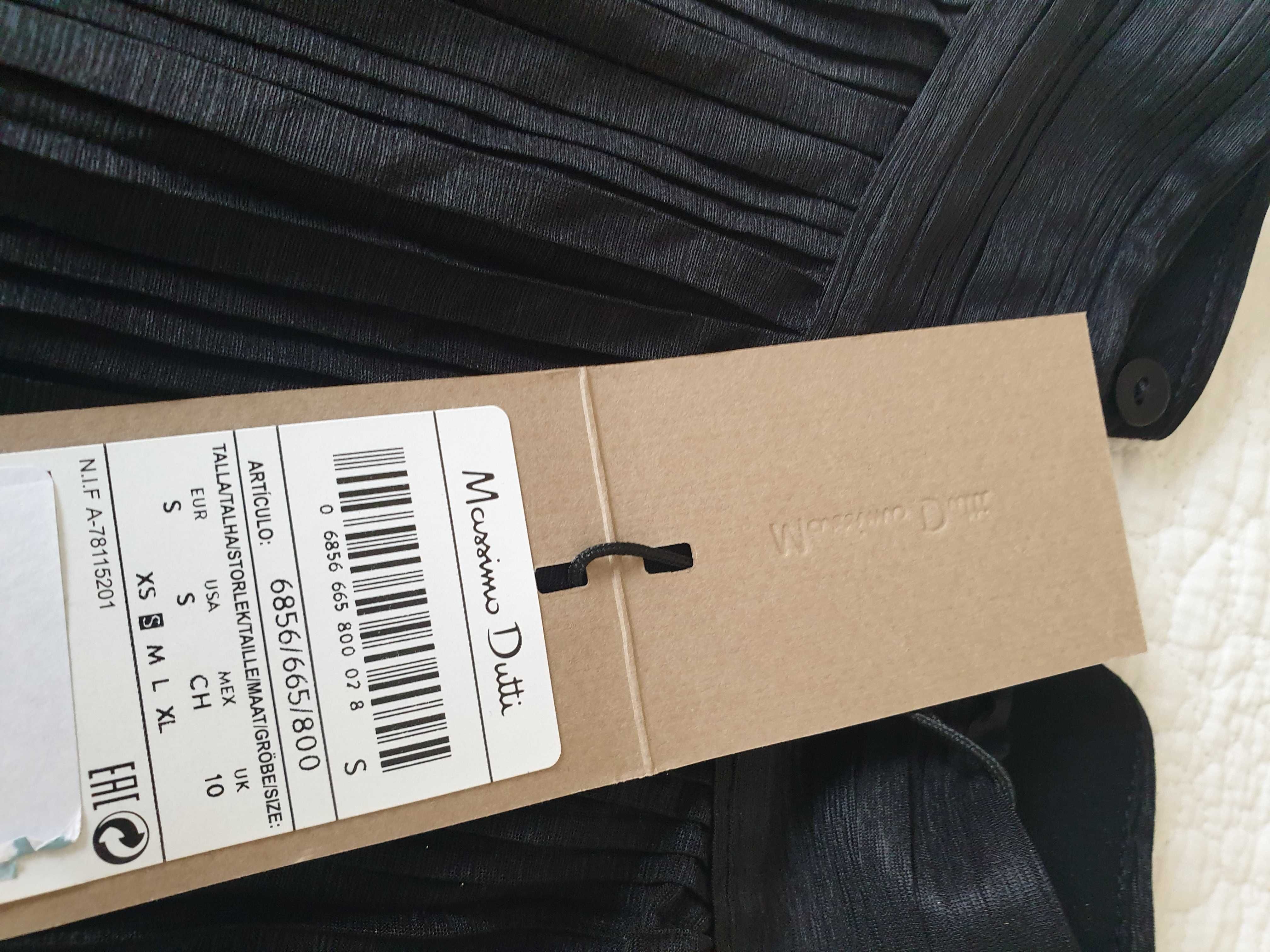 Camisola Massimo dutti tam. S preto nova