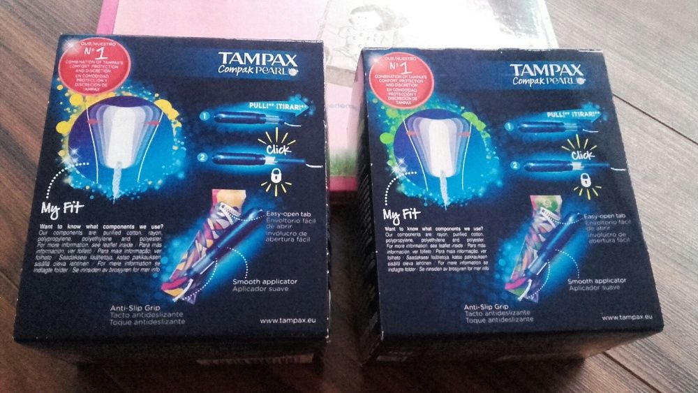 Tampões Tampax compak pearl