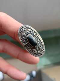 Duży pierścionek srebrny srebro próba 925 duży