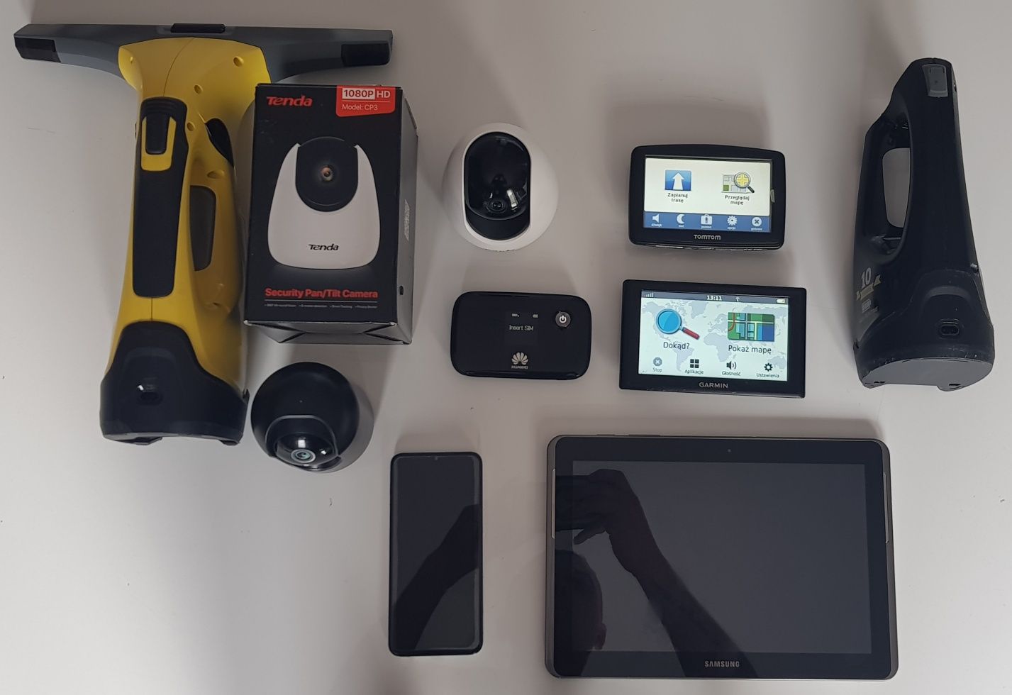 Mix elektroniki.Karcher,Tomtom,Garmin,Samsung,Ihoumi,Huawei,Tenda