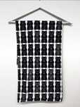 BE TRASH black Haribo szal komin XL black white alternative unikat NOW