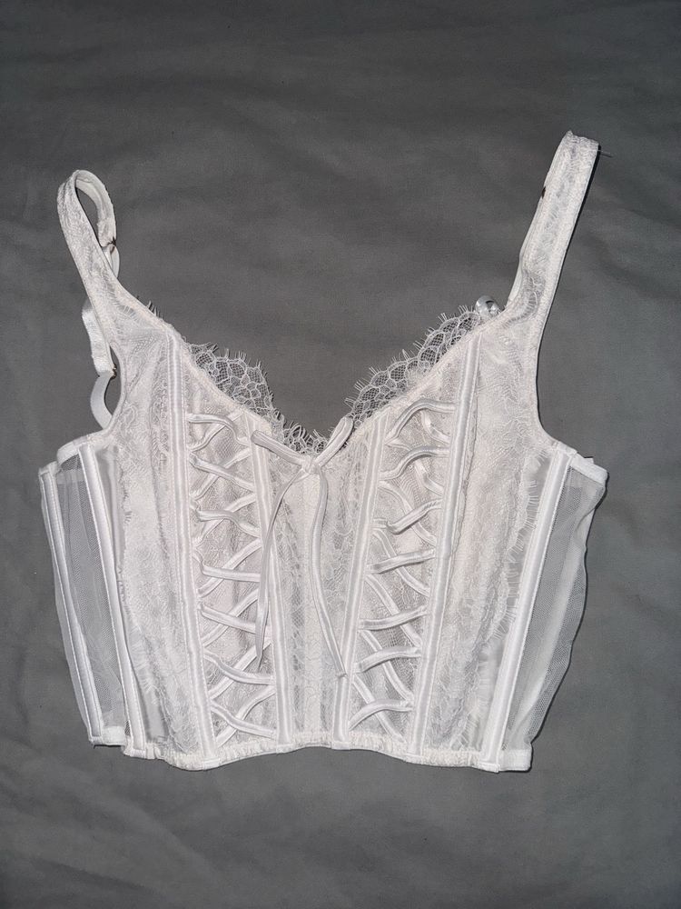 Victoria’s Secret top gorsetowy unlined lace up