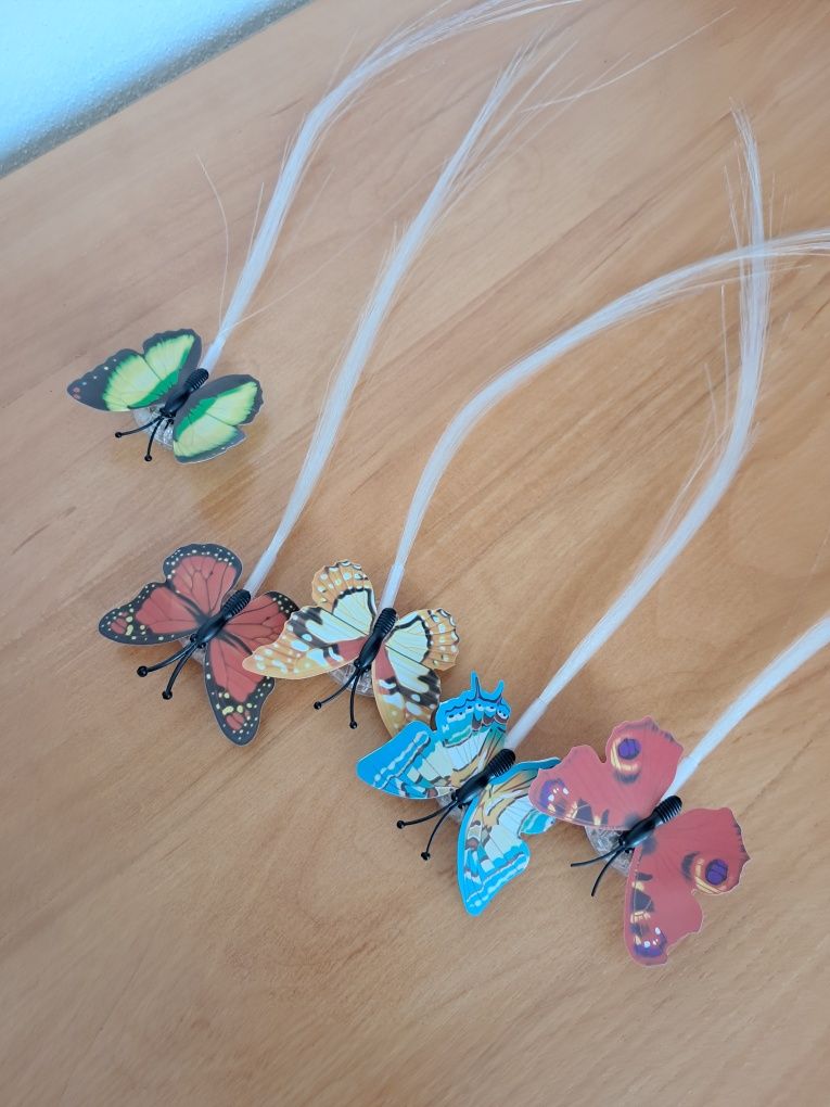 Spinki motylki 5 szt.nowe