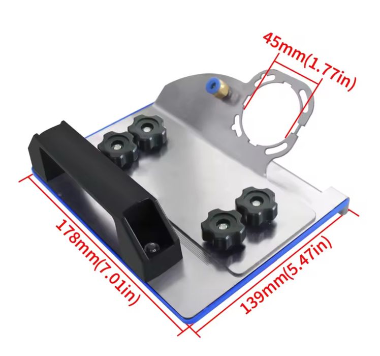Акція! Насадка / кронштейн для болгарки різ плитки кут 45 ° заусовщик