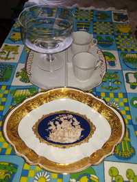 Набор чашки ваза тарелка Лимож Limoges