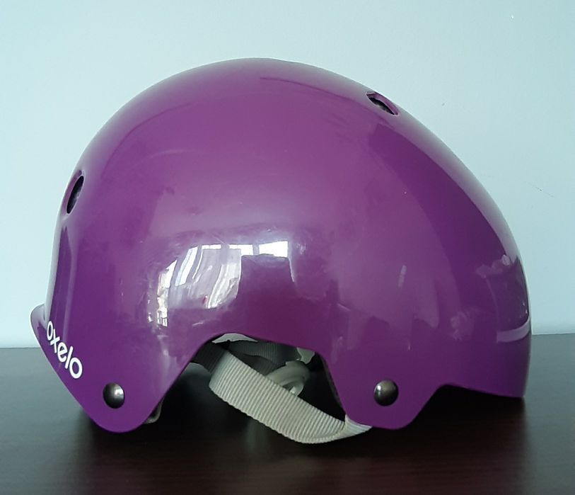 Kask dziecięcy Oxelo fioletowy 50-54cm