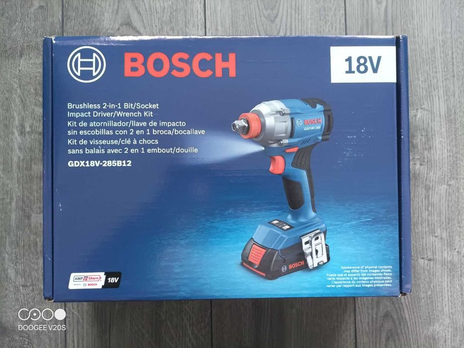 Bosch GDX18V-285B12 18V Brushless 2-in-1 Impact Driver