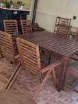 6 cadeiras de exterior, gama applaro do Ikea.VENDIDO!